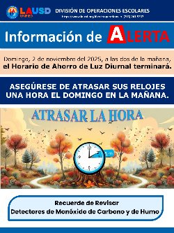 El domingo 2 de noviembre | El horario de verano termina